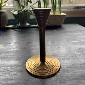 vintage brass candlestick
